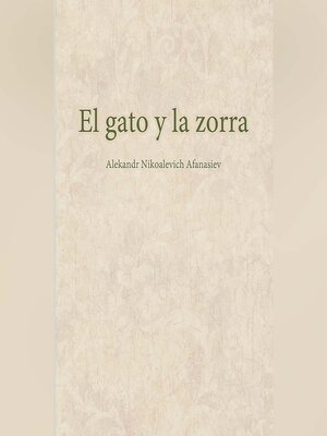 cover image of El gato y la zorra